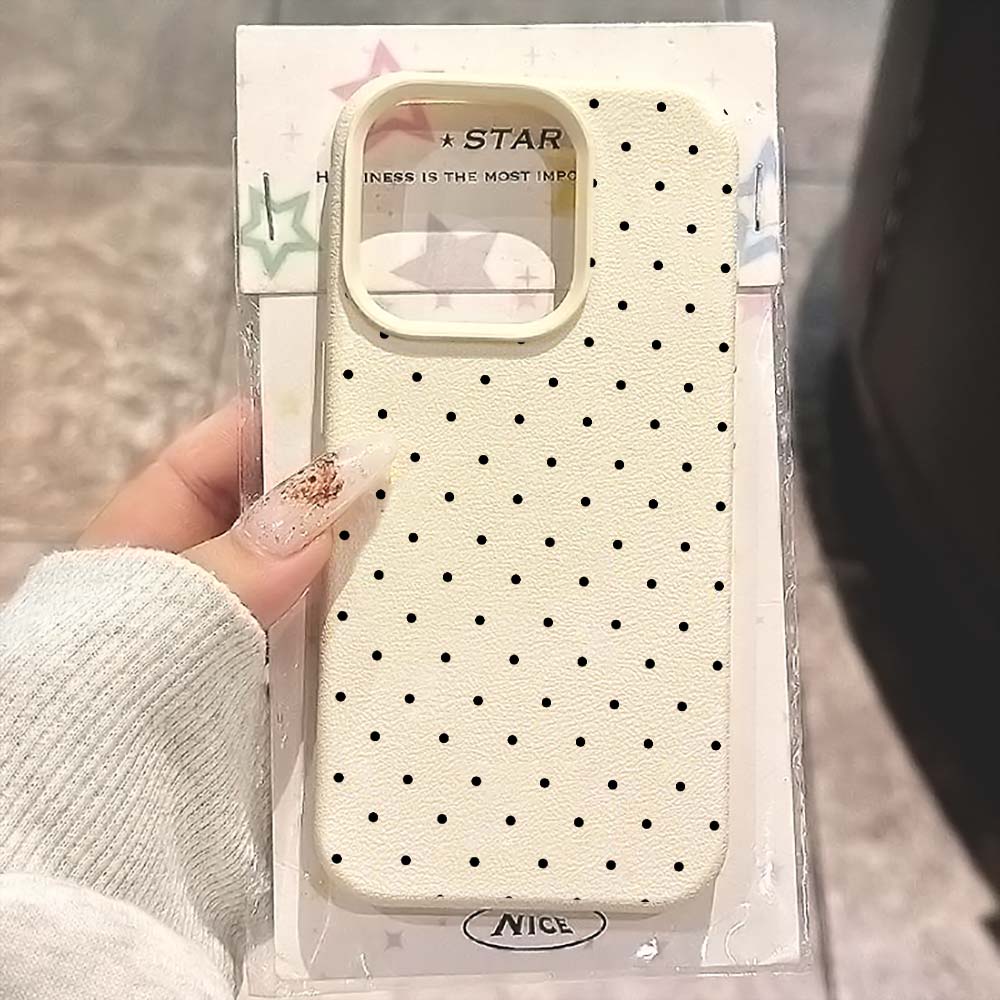 Phone Cases Xr Iphone - Minimalistische Polka Dot Telefoonhoesje voor iPhone