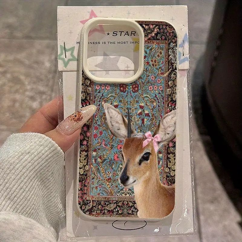 Vintage Herten Lichee Silicone - Phone Cases Xiaomi 15 recensie en prijs