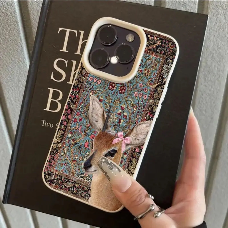 Vintage Herten Lichee Silicone - Phone Cases Xiaomi 15 recensie en prijs