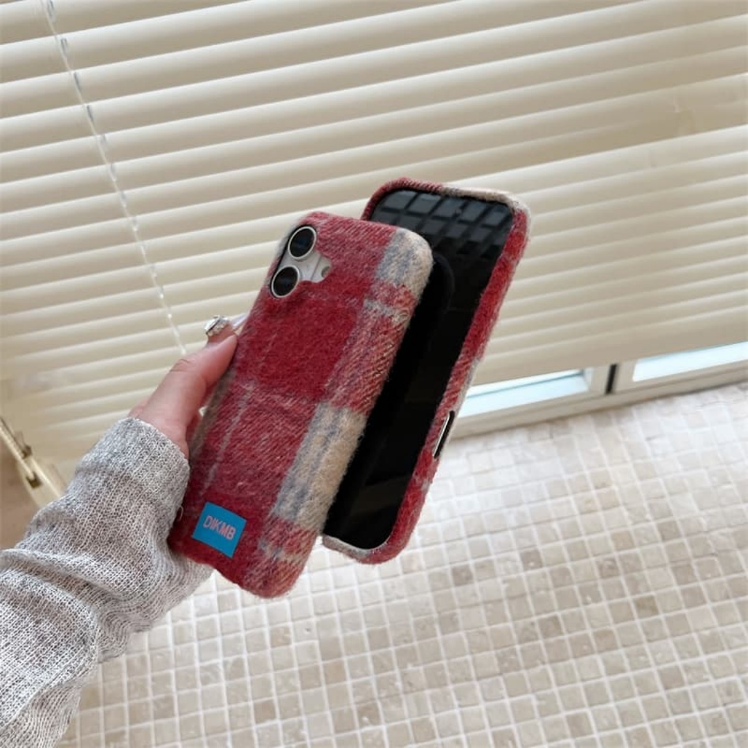Retro geruite, zachte, pluizig - Phone Cases Iphone 13 recensie en prijs