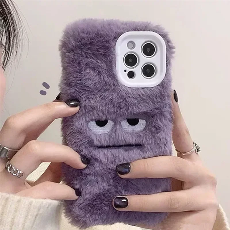 Schattige monster pluche fluff - Phone Cases Iphone 13 recensie en prijs