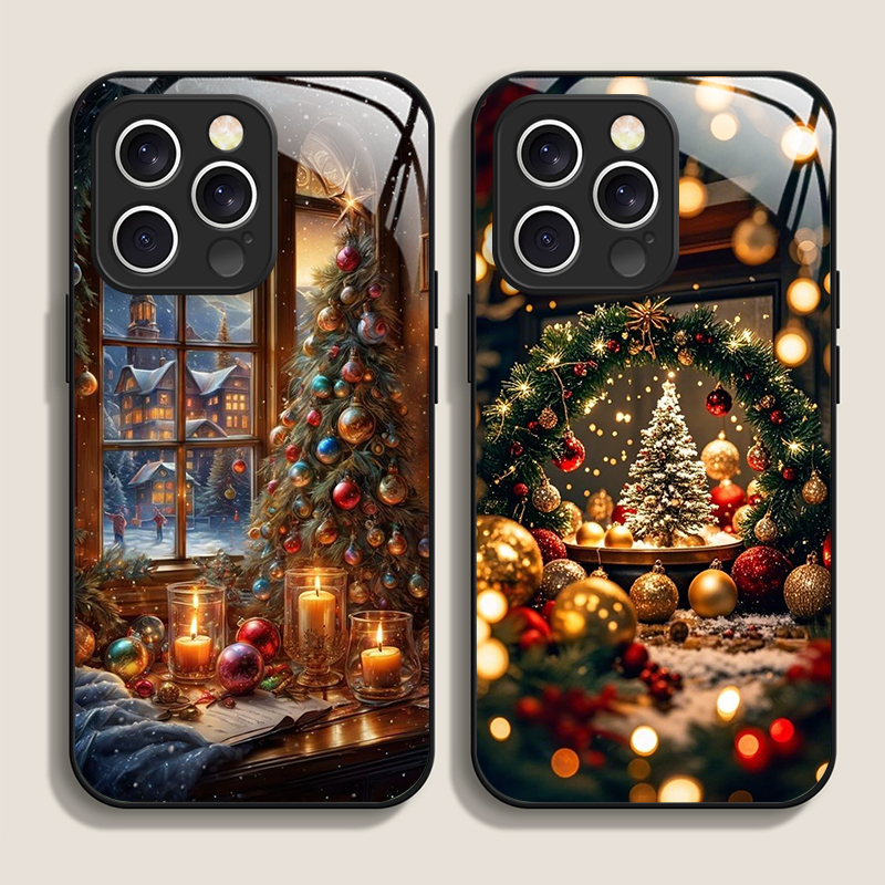 Kerstboomcadeau Besneeuwde sta - Phone Cases Xr Iphone recensie en prijs