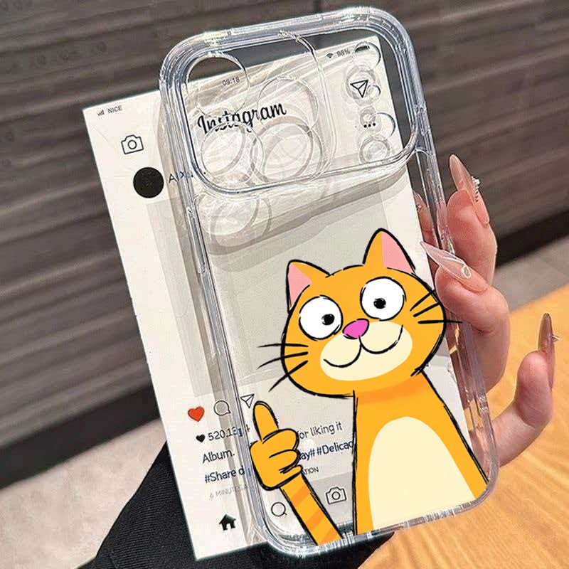 Schattige cartoon oranje katte - Phone Cases Xiaomi 15 recensie en prijs